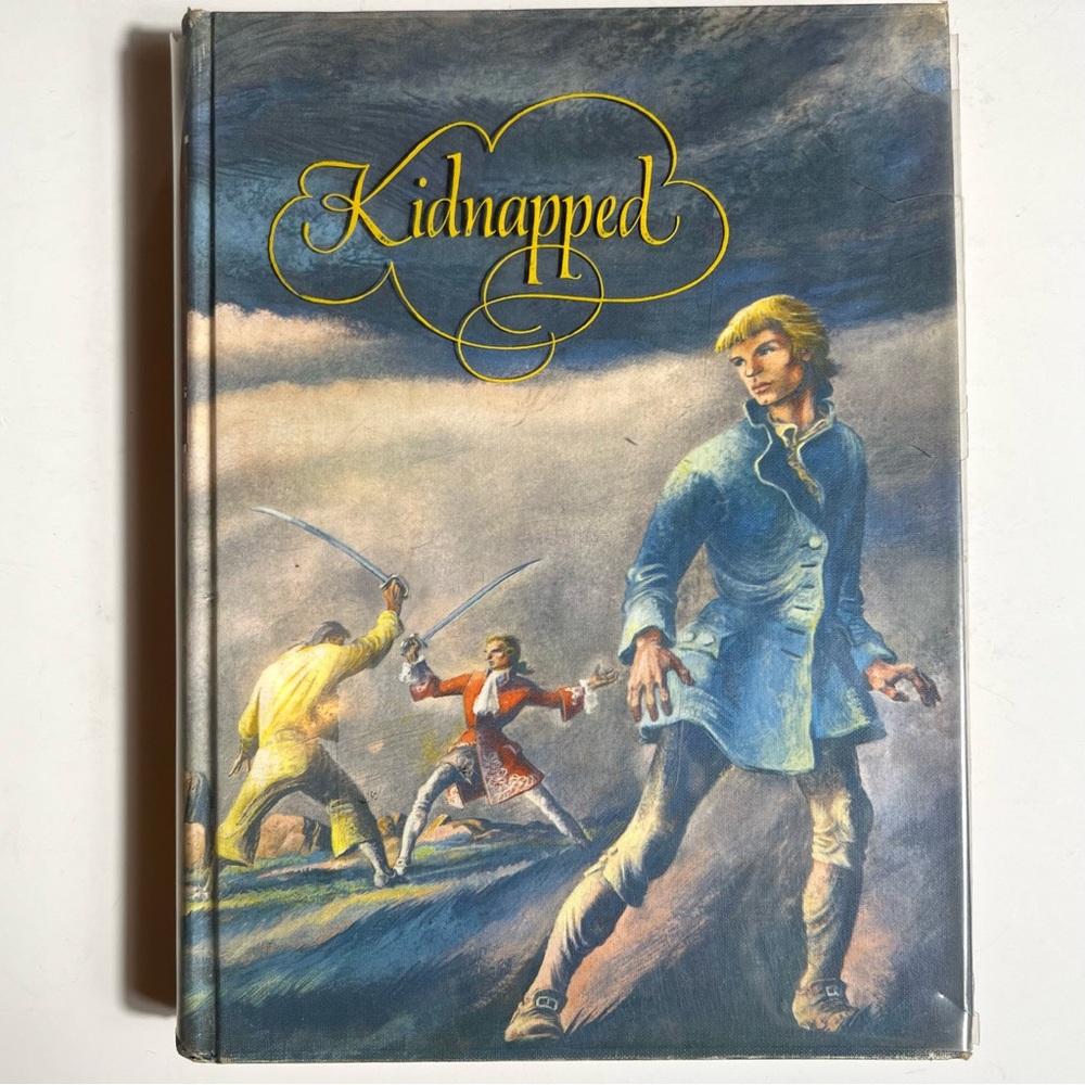 Kidnapped by Robert Louis Stevenson 1948 Hardcover Illustrated Book Collectible